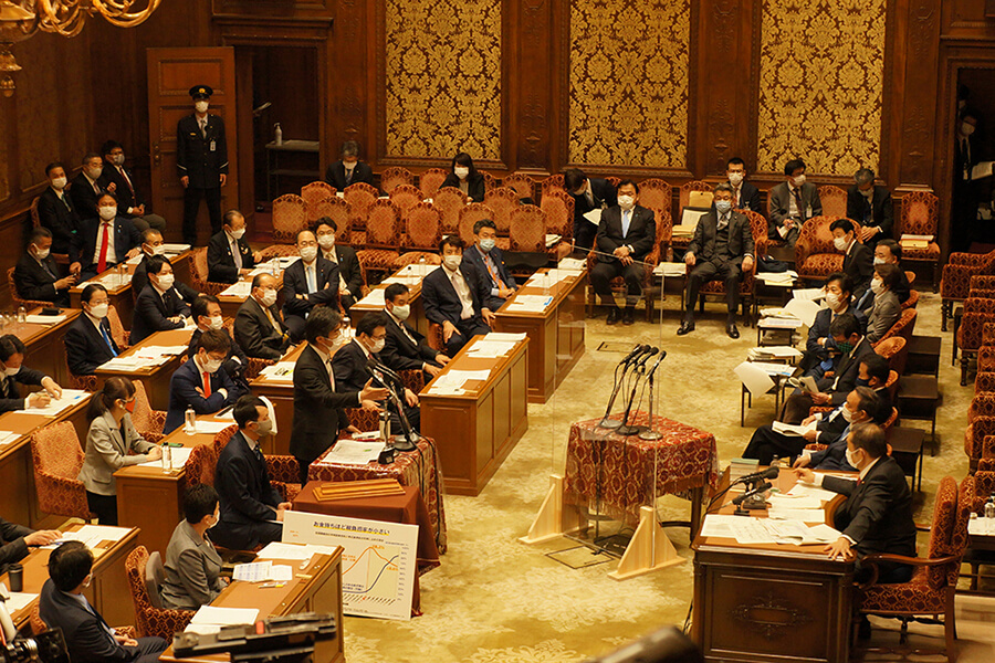 2月17日予算委員会にて菅総理に質問